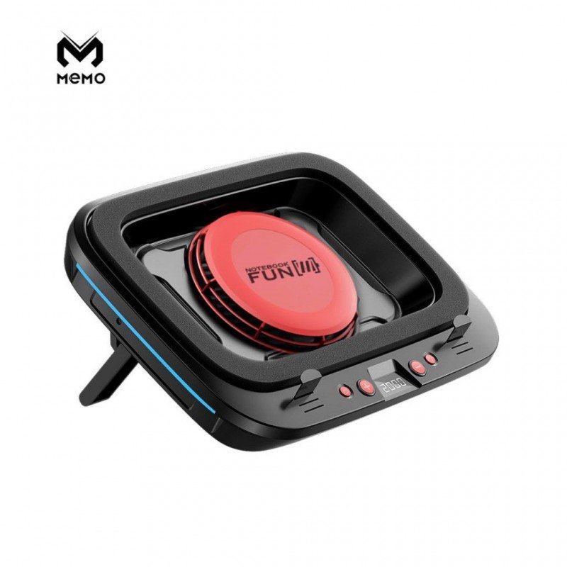 کول پد توربوفن Memo مدل Memo FL08 laptop cooling fan with 2000RPM turbo compressed air Cooler