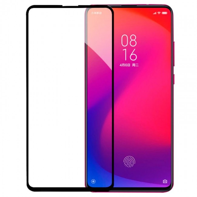 محافظ فول چسب صفحه نمایشگر شیائومی مدل Mi 9T Pro مدل Tempered Full Cover Glass