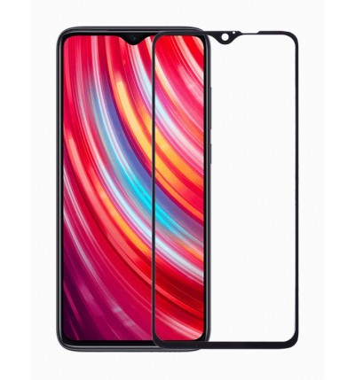 محافظ فول چسب صفحه نمایشگر شیائومی مدل Redmi Note 8 مدل Tempered Full Cover Glass