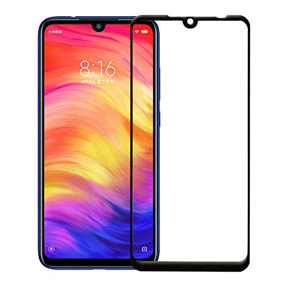 محافظ فول چسب صفحه نمایشگر شیائومی مدل Redmi note 7 مدل Tempered Full Cover Glass