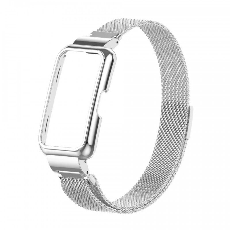 بند فلزی Milanese مناسب مچ بند هوشمند هوآوی مدل Huawei Band 8