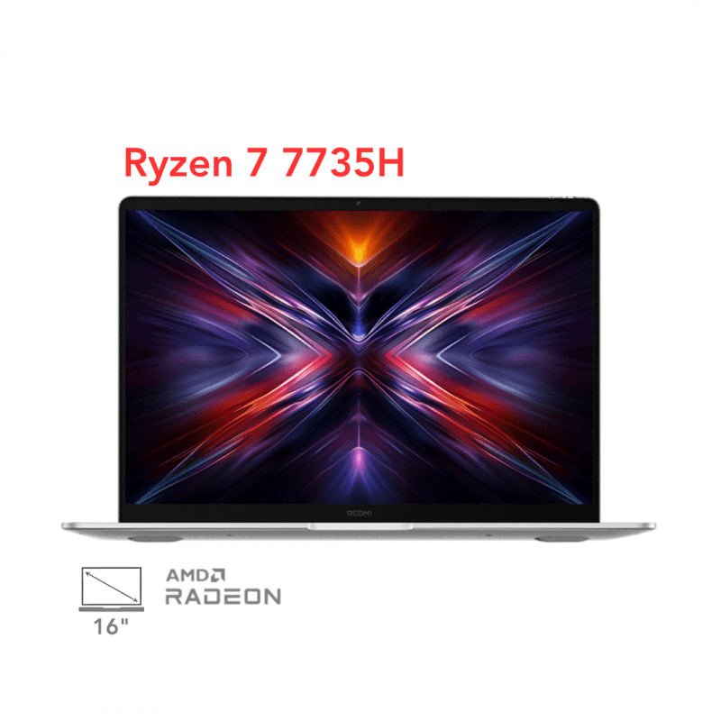 لپ تاپ  شیائومی ردمی بوک 14 مدل Xiaomi REDMIBook 14 R7 7735H 16GB 512GB FHD+ 60Hz 2025