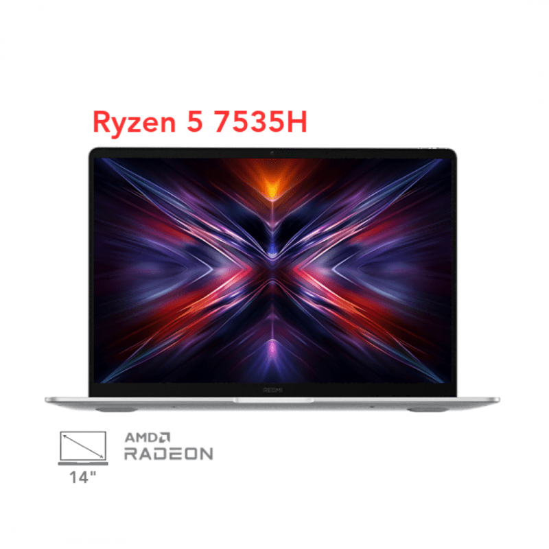 لپ تاپ  شیائومی ردمی بوک 14 مدل Xiaomi REDMIBook 14 R5 7535H 16GB 512GB FHD+ 60Hz 2025
