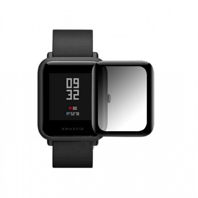محافظ صفحه نمایشگر فول کاور ساعت هوشمند شیائومی مدل Amazfit Bip