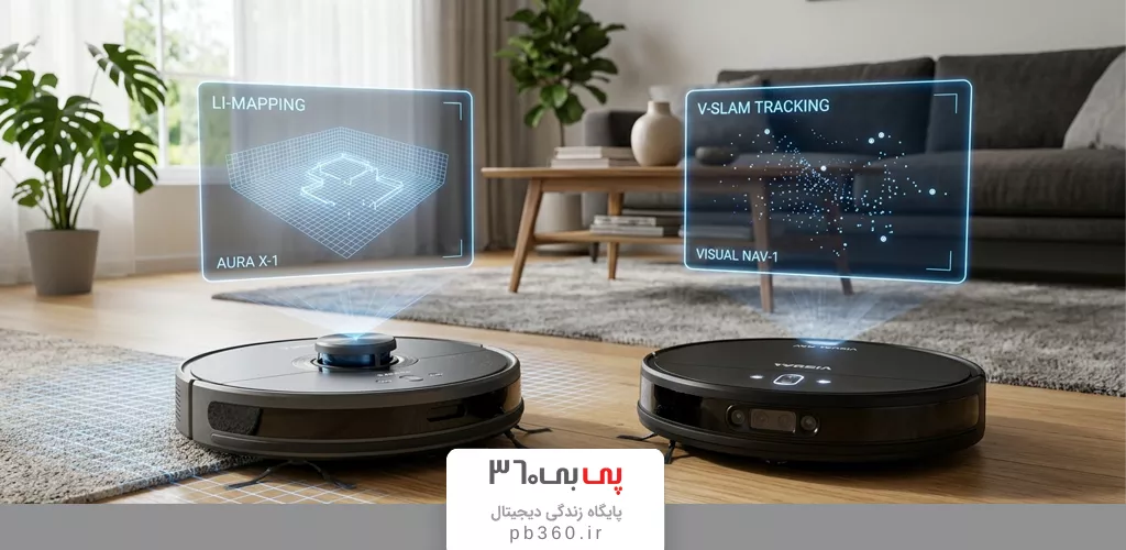 تفاوت LiDAR و Visual Navigation در جارو رباتیک؛ راهنمای کامل قبل از خرید