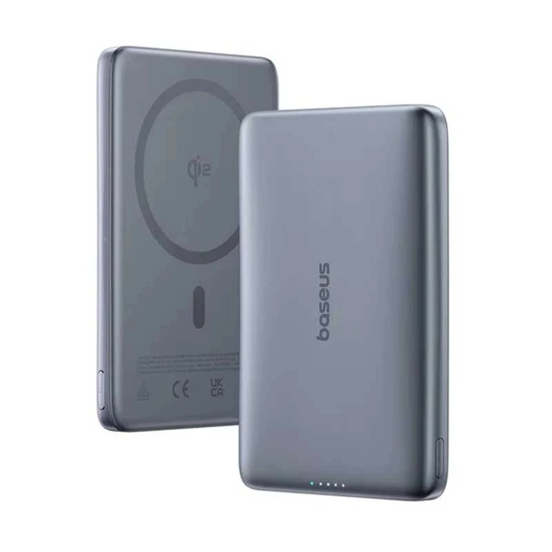 پاوربانک 27 وات بیسوس مدل PicoGo Ultra-Slim ظرفیت 10000 میلی‌آمپرساعت