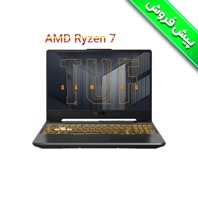 لپ تاپ گیمینگ ایسوس  ASUS TUF A15 FA506QM R7 5800H RTX3060 240Hz