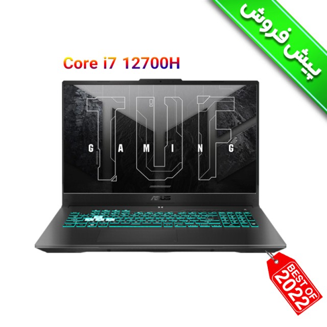 لپ تاپ گیمینگ ایسوس تاف ASUS TUF Plus F17 FX707ZM i7 12700H RTX3060 140W 2022