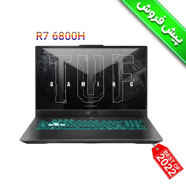 لپ تاپ گیمینگ ایسوس تاف ASUS TUF A15 FA507RW R7 6800H RTX3070 140W 2.5K 165Hz 100%DCI-P3 2022