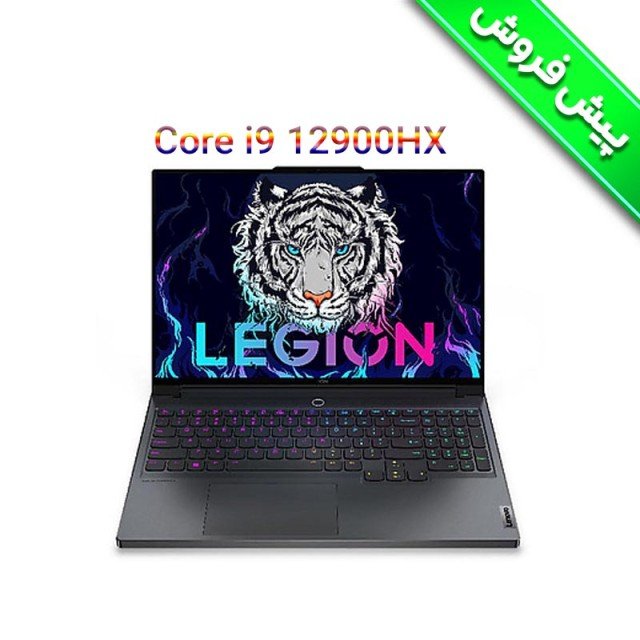 لپ تاپ گیمینگ لنوو لیجن 7 مدل Lenovo Legion 7 Y9000K Corei9 12900HX RTX3080Ti 175W 32G 1T 2022