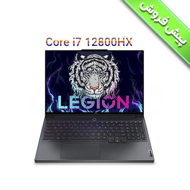 لپ تاپ گیمینگ لنوو لیجن 7 مدل Lenovo Legion 7 Y9000K Corei7 12800HX RTX3070Ti 150W 32G 1T 2022
