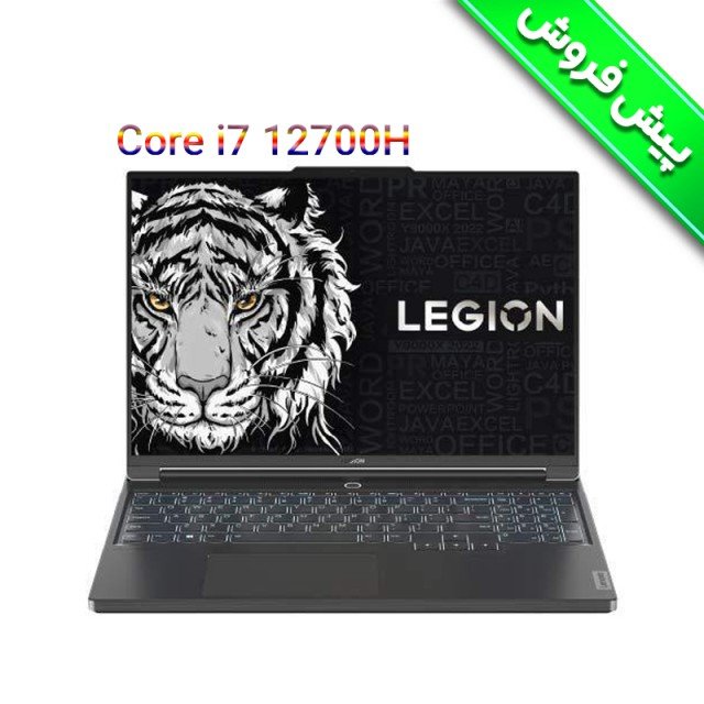 لپ تاپ گیمینگ لنوو لیجن 7 اسلیم مدل Lenovo Legion 7 Slim Y9000X 12700H RTX3050Ti 95W 2.5K 165Hz 2022