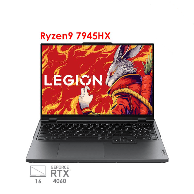 لپ تاپ گیمینگ لنوو لیجن 5 پرو مدل Lenovo Legion 5 Pro R9000P R9 7945HX RTX4060 140W 1T 2.5K 240Hz 2023