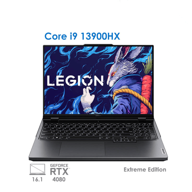 لپ تاپ گیمینگ لنوو لیجن 5 پرو مدل Lenovo Legion 5 Pro Y9000P Extreme Edition Core i9 13900HX RTX4080 175W 32G 1T 2.5K 240Hz 2023