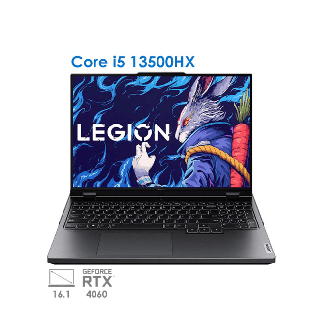 لپ تاپ گیمینگ لنوو لیجن 5 پرو مدل Lenovo Legion 5 Pro Y9000P i5 13500HX RTX4050 140W 1T 2.5K 240Hz 2023