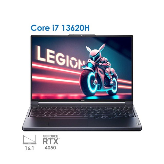 لپ تاپ گیمینگ لنوو لیجن 5 مدل Lenovo Legion 5 Slim  Y7000P i7 13620H RTX4050 140W 1T 2.5K 165Hz 2023