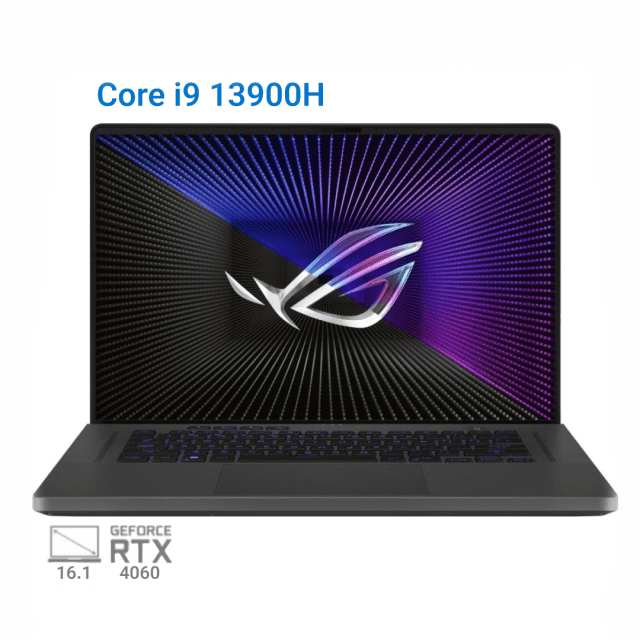 لپ تاپ گیمینگ ایسوس راگ زفیروس ASUS ROG Zephyrus G16 GU603VV i9 13900H RTX4060 120W 2.5K 240Hz 2023