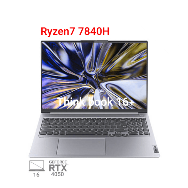 لپ تاپ لنوو تینک بوک 16+ مدل Lenovo ThinkBook 16+ R7 7840H RTX 4050 100W 32G 1T 2.5K 120Hz 2023