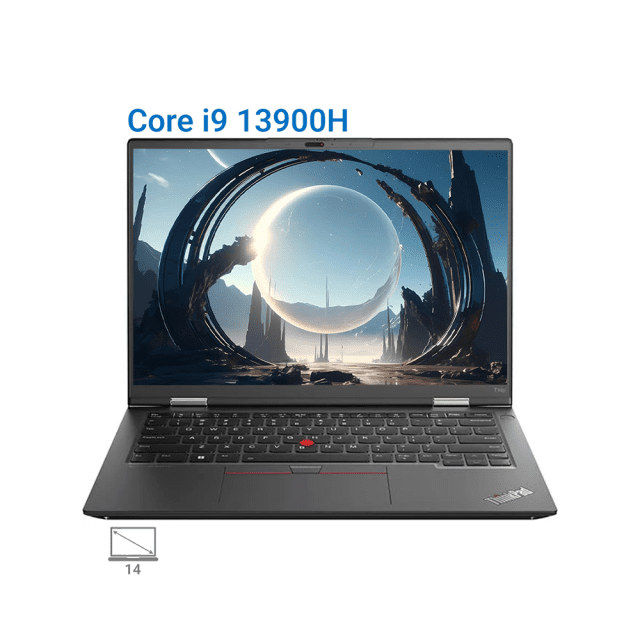 لپ تاپ لنوو تینک پد مدل Lenovo ThinkPad T14p i9 13900H 32G 1T 2.2K 2023