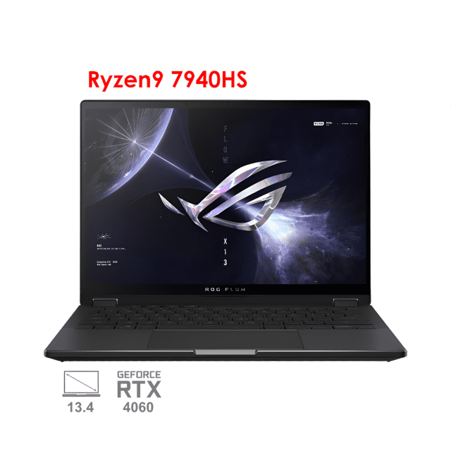 لپ تاپ گیمینگ ایسوس راگ فلو ASUS ROG Flow X13 GV302XU R9 7940HS RTX4060 60W 1T 2.5K 165Hz 2023