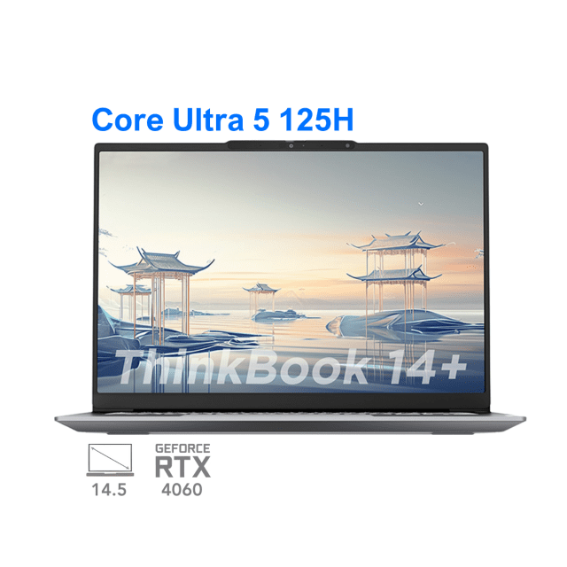 لپ تاپ لنوو تینک بوک +14 مدل Lenovo ThinkBook 14+ Core Ultra 5 125H RTX 4060 95W 32G 1T 3K 120Hz 2024