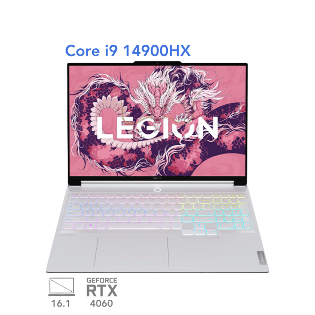 لپ تاپ گیمینگ لنوو لیجن 7 اسلیم مدل Lenovo Legion 7 Slim Y9000X 14900HX RTX 4060 130W 32G 1T 3.2K 165Hz 2024