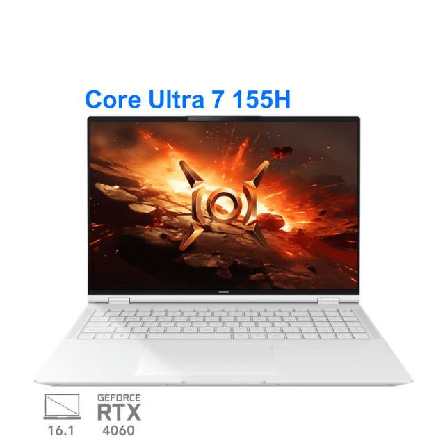 لپ تاپ هواوی آنر مجیک بوک 16 پرو مدل Honor MagicBook 16 Pro HUNTER Edition Core Ultra 7 155H RTX 4060 130W 32G 1T 3K 165Hz 2024
