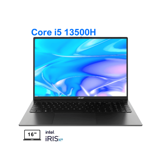 لپ تاپ ایسر سوئیفت گو مدل Acer Swift Go 16 S16-72-5GU1 Core i5 13500H 16G 1T 2023