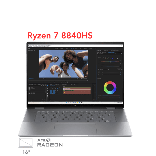 لپ تاپ اچ پی انوی x360 مدل HP Envy x360 16-ad0007AU R7 8845HS 16G 1T OLED 2.8K 120Hz 2024