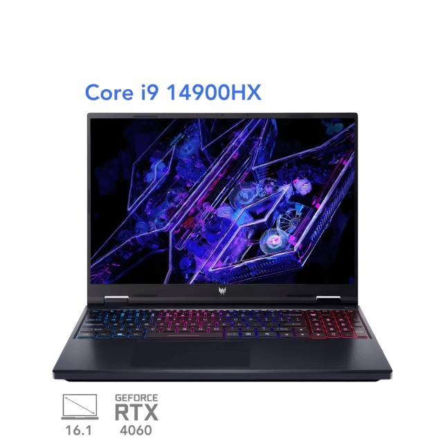 لپ تاپ گیمینگ ایسر نئو 16 مدل Acer Predator Helios Neo 16 PHN16-72-91RF i914900HX RTX4060 16G 1T 16" 2.5K 240Hz 2024