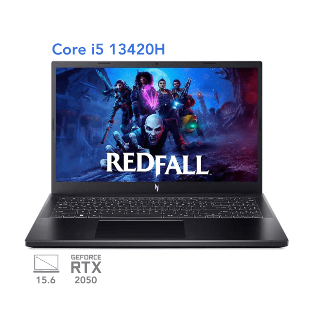 لپ تاپ گیمینگ ایسر نیترو مدل Acer Nitro V  Gaming Core i5 13420H RTX2050 16GB 512 15.6" 144Hz