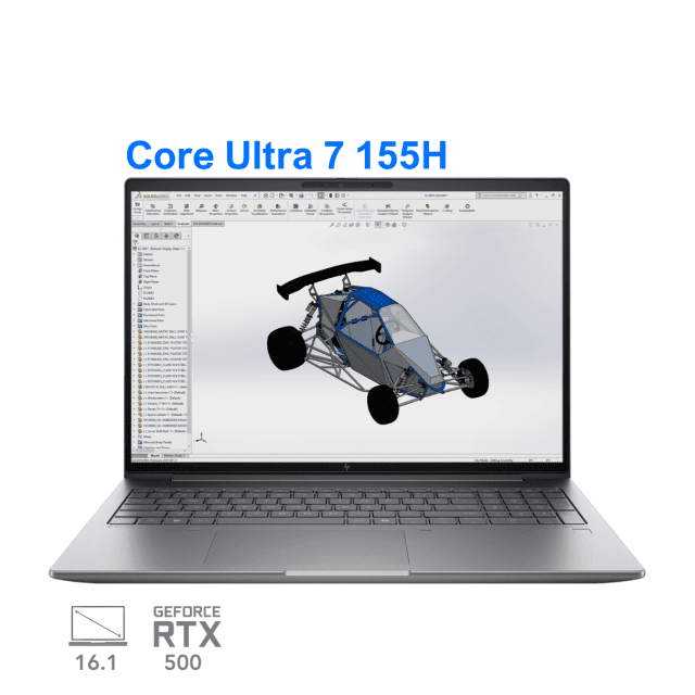 لپ تاپ ورک استیشن اچ پی زدبوک مدل HP ZBook power 16 G11 Ultra7 155H RTX 500 Ada 32G 1T 2.5K 120Hz 2024