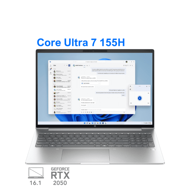 لپ تاپ اچ پی پرو بوک مدل HP ProBook 16 PB460G11-A2NG8PC Ultra 7 155H RTX 2050 32G 1T 2.5K 120Hz 2024