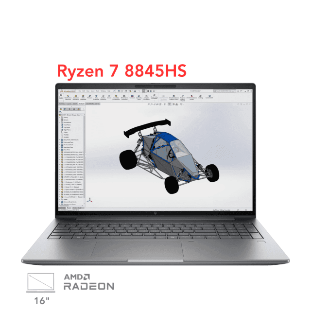 لپ تاپ ورک استیشن اچ پی زدبوک مدل HP ZBook power 16 G11 A Ryzen7 8845HS 32G 1T 2.5K 120Hz 2024