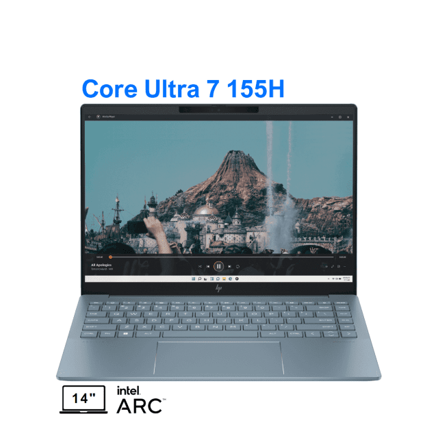 لپ تاپ اچ پی پاویلیون مدل HP Pavilion 14 Pro ew1059TU Ultra7 155H 32G 1T OLED 2.8K 120Hz 2024