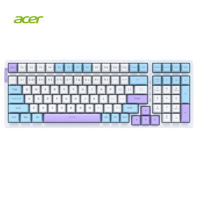 کیبورد مکانیکی ایسر وایرلس بلوتوث مدل Acer OKR214 Full Key Wireless Bluetooth RGB