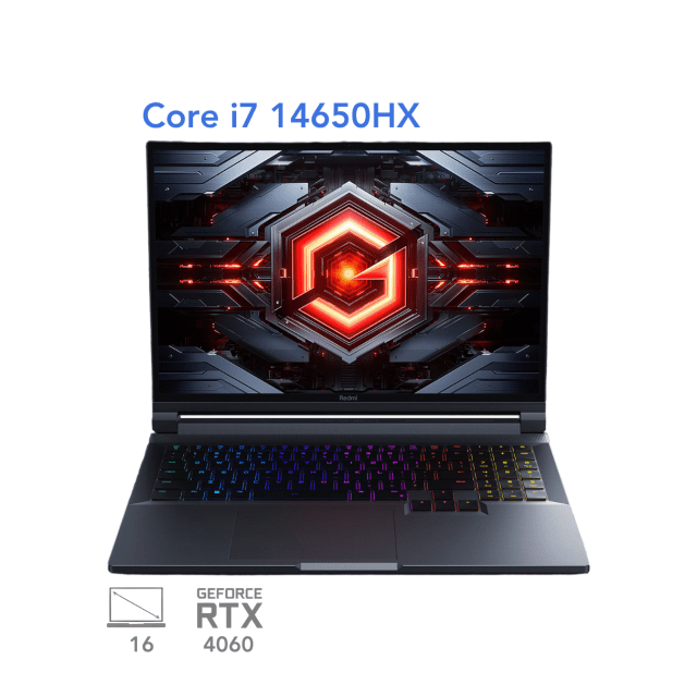 لپ تاپ گیمینگ شیائومی ردمی جی پرو  Xiaomi Redmi G Pro i7 14650HX RTX 4060 140W 16G 1T 2024