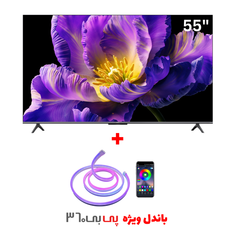 تلویزیون هوشمند 55 اینچ شیائومی مدل Xiaomi S 55 144Hz Mini LED TV به همراه ریسه هوشمند RGB