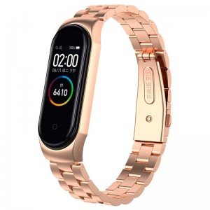 بند فلزی Bead 3 مناسب مچ بند هوشمند شیائومی مدل Miband 3 و Miband 4