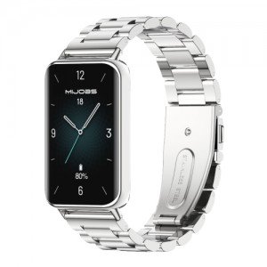 بند فلزی مدل 3Bead مناسب مچ بند هوشمند آنر مدل Honor Band 9