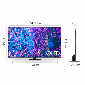 تلویزیون هوشمند کیولد سامسونگ سایز 65 اینچ مدل Samsung QLED Q70D 65 TV