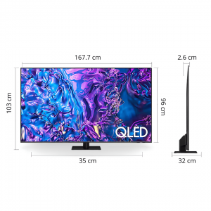 تلویزیون هوشمند کیولد سامسونگ سایز 75 اینچ مدل Samsung QLED Q70D 75 TV