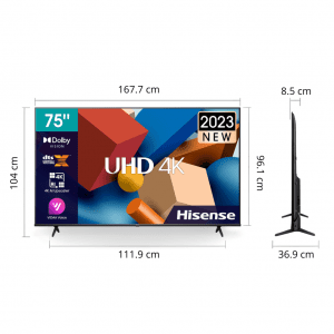 تلویزیون هوشمند 75 اینچ هایسنس مدل HISENSE A61K 75 TV