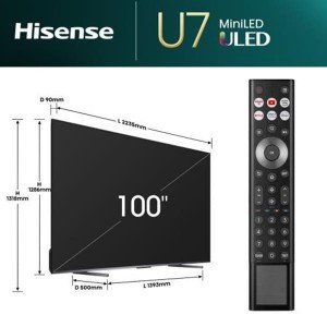 تلویزیون هایسنس ۱۰۰ اینچ مدل 100U7K