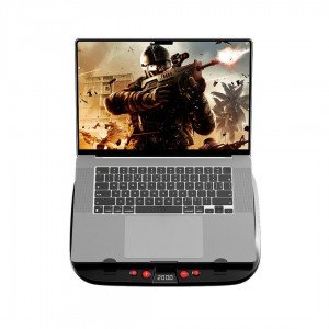 کول پد توربوفن Memo مدل Memo FL08 laptop cooling fan with 2000RPM turbo compressed air Cooler