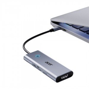 هاب USB-C اورجینال ایسر 9 در 1 مدل Acer HY41-T9 power light 9 in 1 USB-C Hub