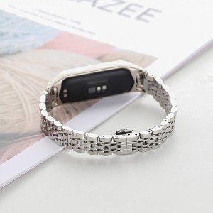 بند فلزی Bead 3 مناسب برای مچ بند هوشمند شیائومی مدل Mi Band 7