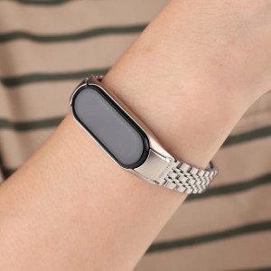 بند فلزی Bead 3 مناسب برای مچ بند هوشمند شیائومی مدل Mi Band 7