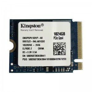 هارد SSD 2230 PCIe 4 کینگستون 1 ترابایت مدل Kingston SSD M.2 2230 PCIe Gen4 1TB