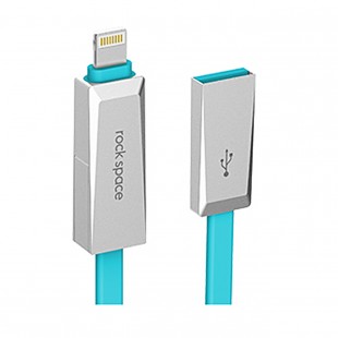 کابل تبدیل USB به لایتنینگ راک اسپیس مدل Blade